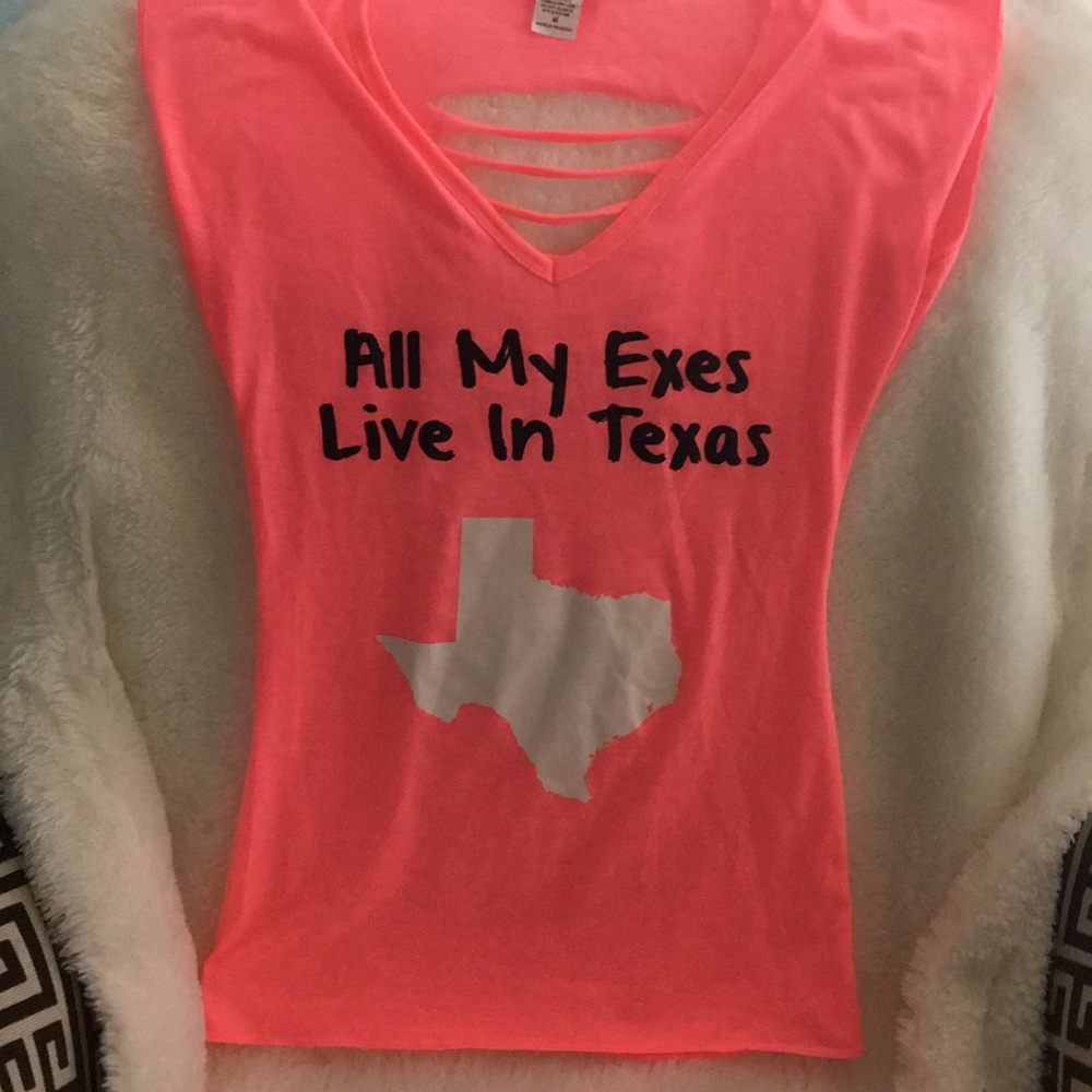 Pink Texas top